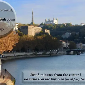 Appartement T3 55m2&garage, Proche Saône, Et 5 Min Vieux Via Metro D, Lyon